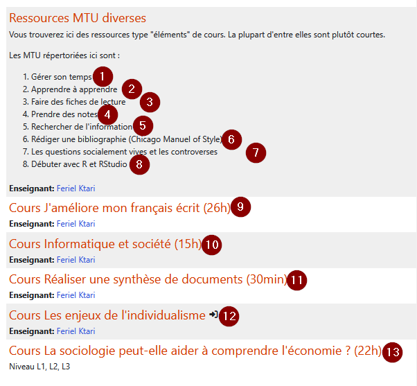 Plan du cours 2
